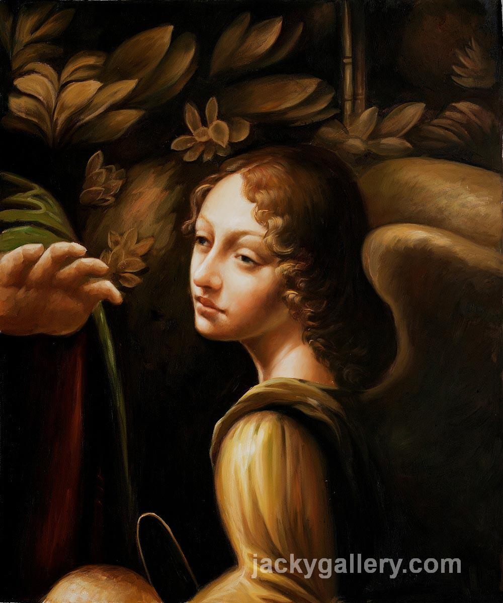 The Virgin of the Rocks, Leonardo Da Vinci's high quality hand-painted oil painting reproduction
